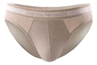 Armani Stretch Cotton Brief Kalsonger Beige bomull Medium Herr