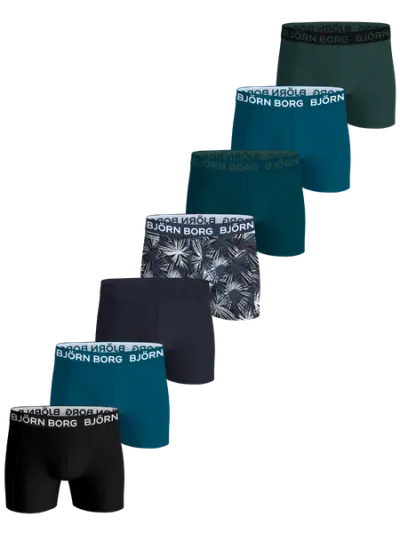 Björn Borg Cotton Stretch Boxers 7-pack Svart