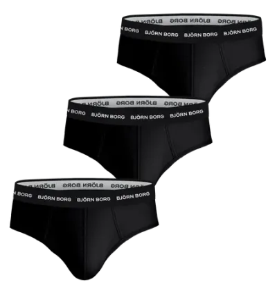 Björn Borg Cotton Stretch Brief 3-pack Svart
