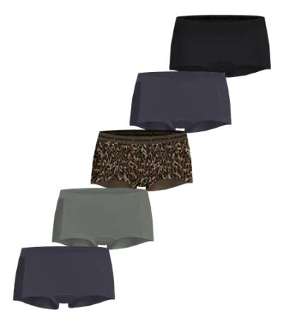 Björn Borg Everyday Cotton Boxer Shorts 5-pack Svart, XXL