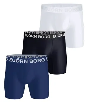 Björn Borg Kalsonger 3P Sports Microfiber Boxers Flerfärgad polyester XX-Large Herr