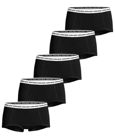 Björn Borg Logo Boxer Shorts 5-pack Svart