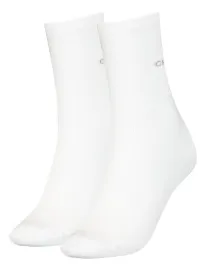Calvin Klein Strumpor 2P Annika Flat Knit Sock Vit Dam