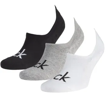 Calvin Klein 3P Albert Logo Liner Socks Flerfärgad