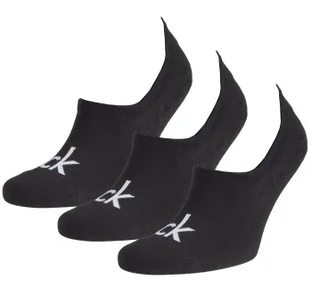 Calvin Klein Strumpor 3P Albert Logo Liner Socks Svart Strl 40/46 Herr