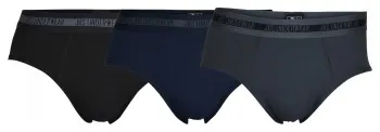 JBS Kalsonger 3P Bamboo Boxer Brief Blå/Grå 3XL Herr