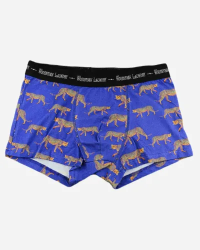 Herrboxers Blue Cheetah