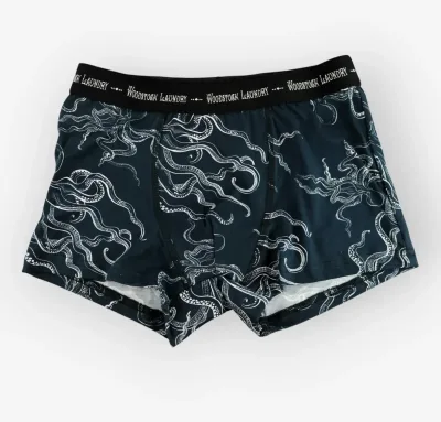 Men's Boxer Briefs Octopus Black