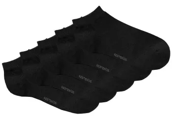 Resteröds Strumpor 5P Bamboo Ankle Socks Vit Strl 40/45