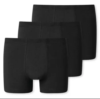 Schiesser Kalsonger 3P 95-5 Essential Shorts Svart bomull 4XL Herr